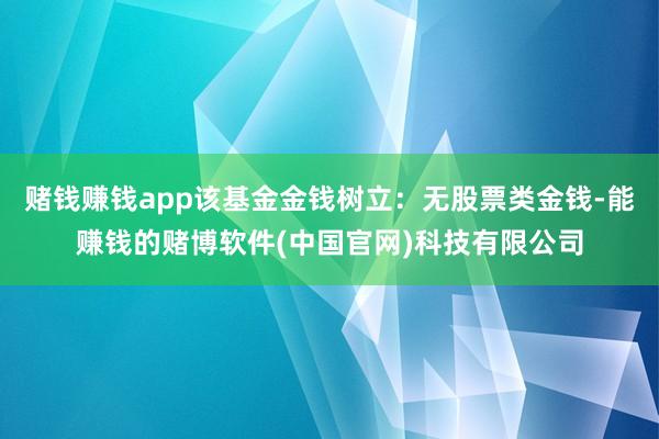 赌钱赚钱app该基金金钱树立：无股票类金钱-能赚钱的赌博软件(中国官网)科技有限公司