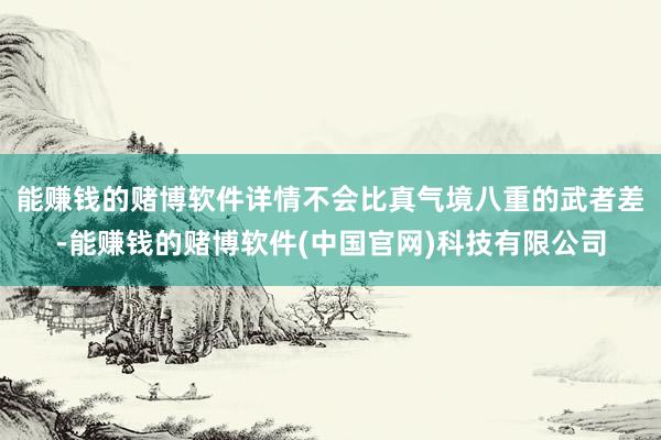 能赚钱的赌博软件详情不会比真气境八重的武者差-能赚钱的赌博软件(中国官网)科技有限公司