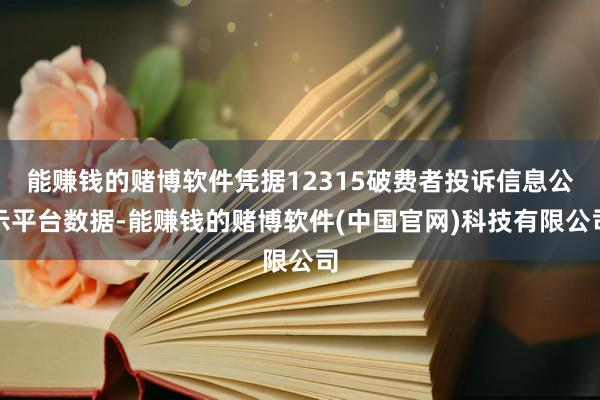 能赚钱的赌博软件凭据12315破费者投诉信息公示平台数据-能赚钱的赌博软件(中国官网)科技有限公司